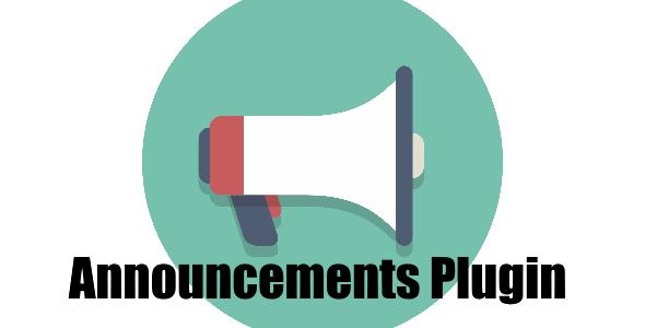 Announcement Plugin -Updated-